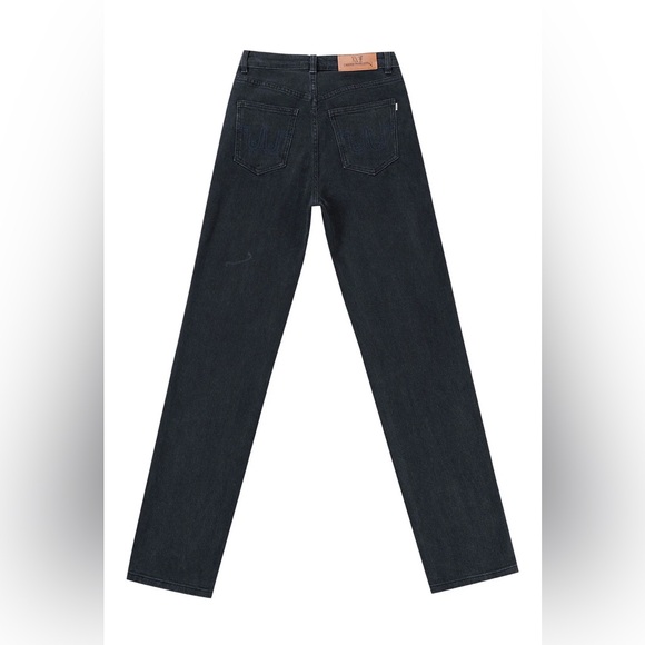 NWT Fashion Brand Company TALL Nap Jeans For Big Butts Black Denim size XL - Picture 5 of 8